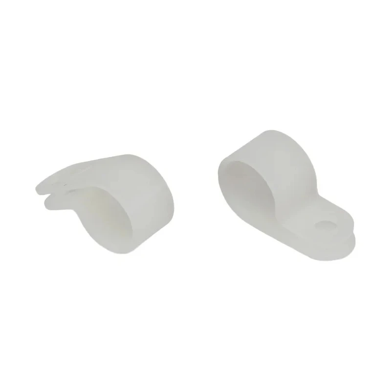 HellermannTyton Polyamide P-Clip 12.5 mm ID, Natural, 10 mm Width, 211-60079 H7P-PA66-NA