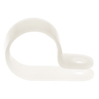 HellermannTyton Polyamide P-Clip 16 mm ID, Natural, 10 mm Width, 4.2 mm Mounting Hole 211-60099 H9P-PA66-NA