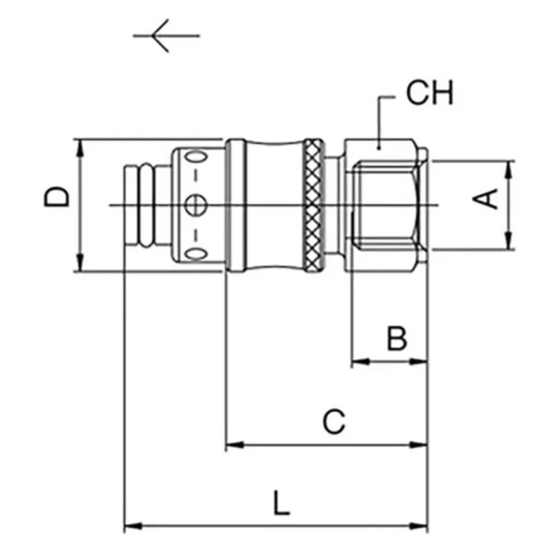 RS PRO Brass Coupler Nipple 1/2 Inch Female ISO 228 Class A, Nickel Plated, 15 bar Max Pressure, 187-8837
