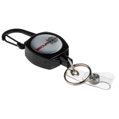 Securikey Retractable Key Chain, Key Reel, Kevlar, Silver, 600 mm Cord, RSK