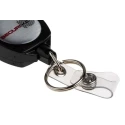 Securikey Retractable Key Chain, Key Reel, Kevlar, Silver, 600 mm Cord, RSK