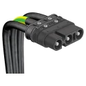 Staubli RobiFix Series Circular Connector Plug, 3 Contacts, Cable Mount, 8 mm, 223A, 1.0kV, IP67, Male 30.4010