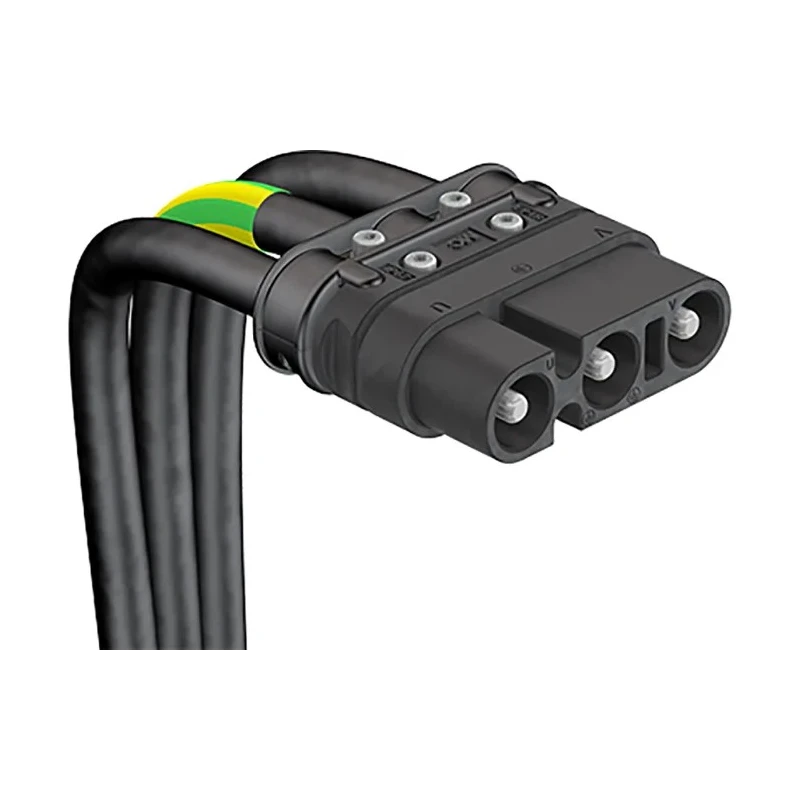 Staubli RobiFix Series Circular Connector Plug, 3 Contacts, Cable Mount, 8 mm, 223A, 1.0kV, IP67, Male 30.4010