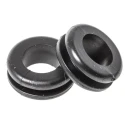 HellermannTyton Black PVC Cable Grommet 12mm, For 10–11mm Cable Diameter, HV Series 633-02030 HV1203-PVC-FR-BK