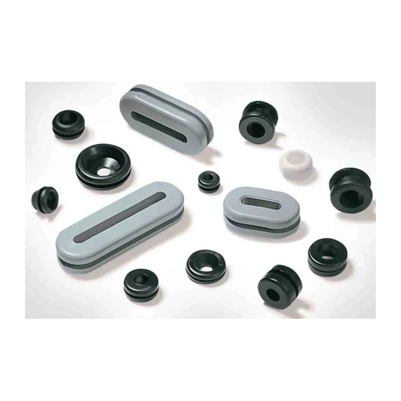 HellermannTyton Black PVC Cable Grommet 12mm, For 10–11mm Cable Diameter, HV Series 633-02030 HV1203-PVC-FR-BK
