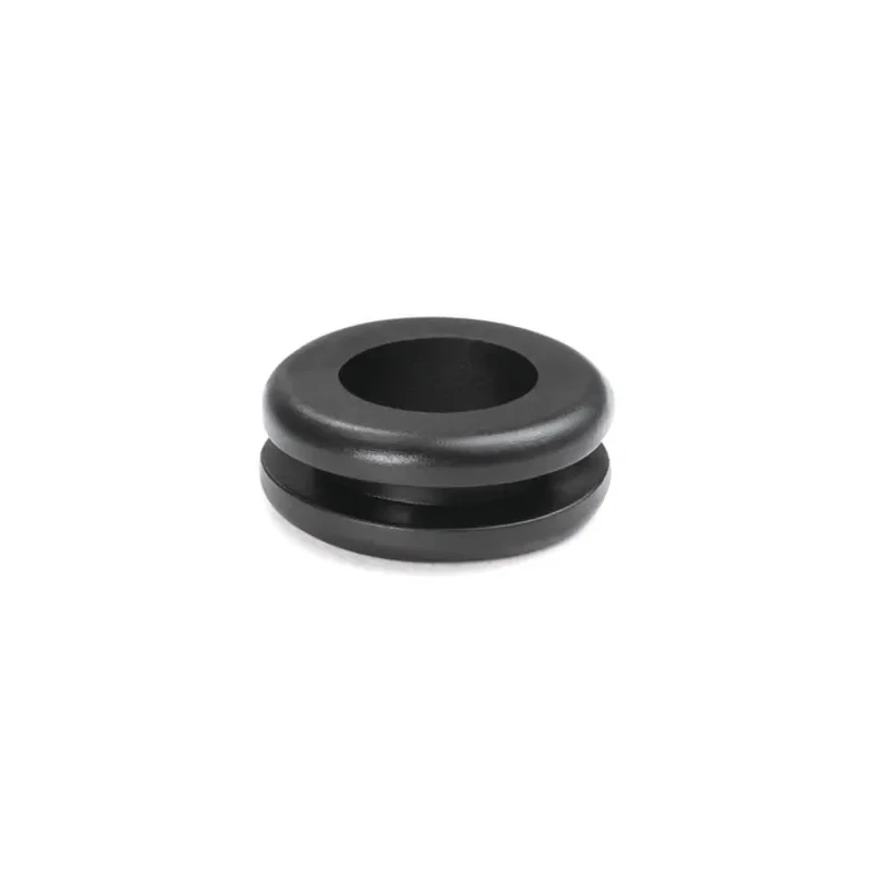 HellermannTyton Black PVC Cable Grommet 12mm, For 10–11mm Cable Diameter, HV Series 633-02030 HV1203-PVC-FR-BK
