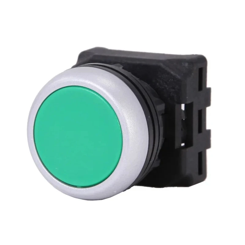 RS PRO Green Spring Return Push Button Head, 22 mm Cutout, IP65, Plastic, Round, RSEG Series 188-1124
