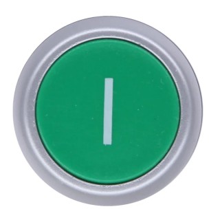 RS PRO RSEG Series Green Spring Return Push Button Head, 22 mm Cutout, IP65, Round, Plastic, 188-1133