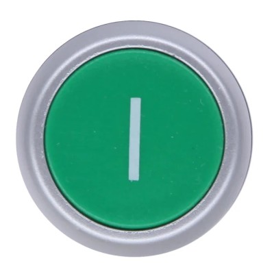 RS PRO RSEG Series Green Spring Return Push Button Head, 22 mm Cutout, IP65, Round, Plastic, 188-1133