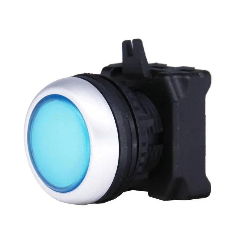 RS PRO RSEG Series Blue Spring Return Push Button Head, 22 mm Cutout, IP65, Blue, Plastic, 188-1141