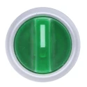 RS Pro 3 Position Illuminated Selector Switch Head, IP65, 22 mm Cutout, Green, Spring Return 188-1165