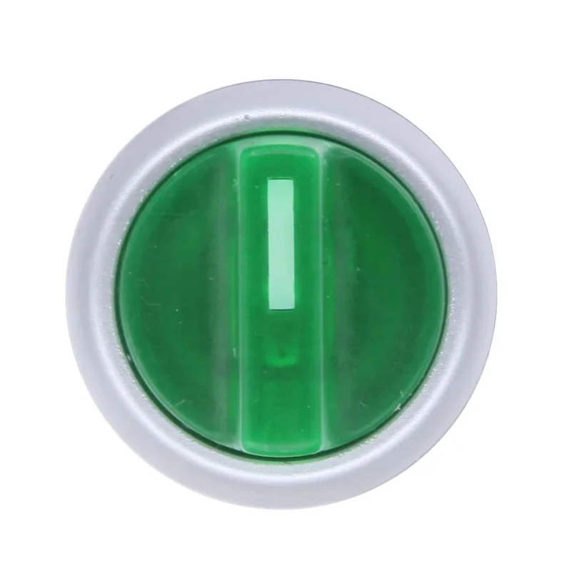 RS Pro 3 Position Illuminated Selector Switch Head, IP65, 22 mm Cutout, Green, Spring Return 188-1165