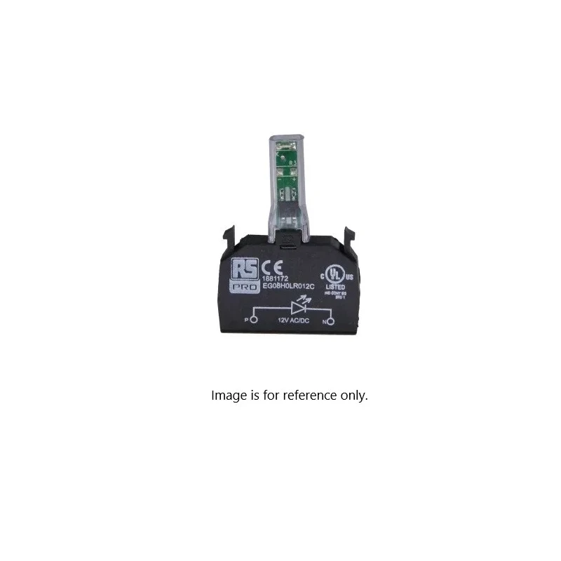 RS PRO Light Block LED 24V AC/DC White Illumination, Clip Installation, 188-1182