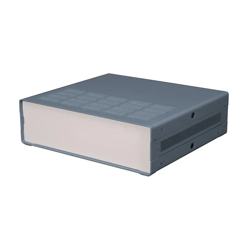 RS PRO SA Series Extruded Aluminium Enclosure, Grey Lid, IP30, 87 mm Height, 279 mm Length, 305 mm Width 188-1334