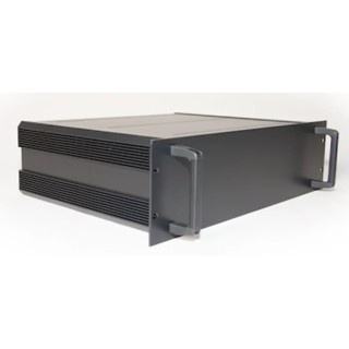 RS PRO 3U 19-Inch Rack Mount Case HS Series, Aluminium, 335mm Depth, 425mm Width, 128.6mm Height, IP30, Black 188-1319