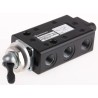 Norgren Toggle Pneumatic Manual Control Valve, X30 Series, 335 L/min, 10 Bar, 5/2 Way, Zinc Alloy, G 1/8, Threaded X3044302