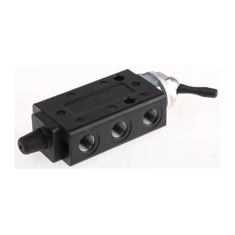 Norgren Toggle Pneumatic Manual Control Valve, X30 Series, 335 L/min, 10 Bar, 5/2 Way, Zinc Alloy, G 1/8, Threaded X3044302