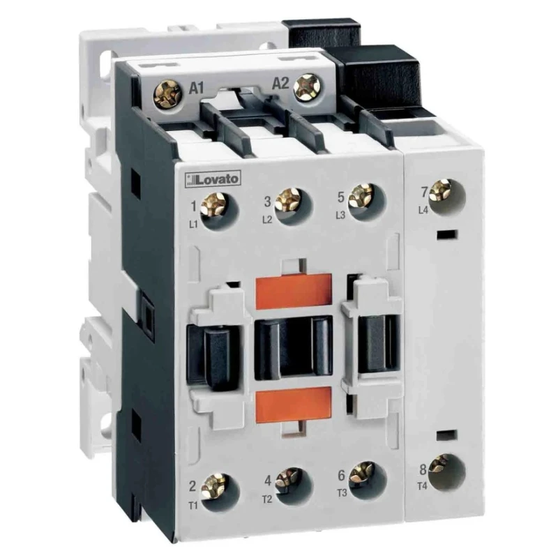 Lovato 4-Pole 45A Power Contactor, 400V AC Coil, 13kW, DIN Rail Mount, Screw Terminal BF26T4A400