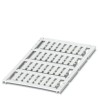 Phoenix Contact UCT-WMC0 Clip-On Cable Marker White Polycarbonate, 4.7 mm Max Cable, 4.1 mm Min Cable, Sheet, 0830787