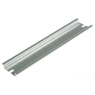 Fibox Steel Unperforated DIN Rail, 150 mm x 35 mm x 7.5 mm, Top Hat, MIV 15 DIN-35 RAIL