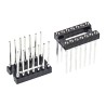 Winslow W30600 Series 2.54 mm Pitch Vertical 14 Way Through Hole Turned Pin Open Frame DIL Socket 5A W30614T3RC