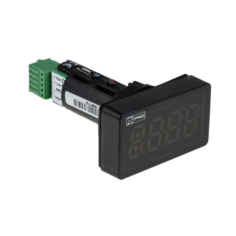 RS PRO Digital Ammeter 20 mA, 29.5 mm x 51.5 mm, ±0.15 % Accuracy, Model 188-3473