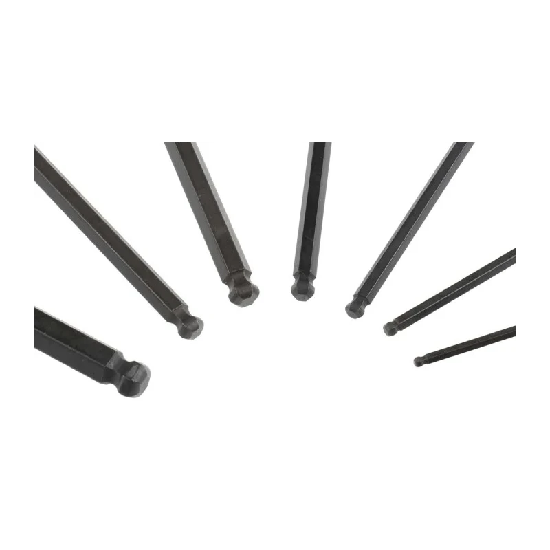 Facom 7 Piece T Hex Key Set, Hex Ball End, Sizes 3 mm–10 mm, Modular Storage Compatible MOD.84TZSA