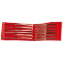 Facom Engineers File, T2 Cut, 180 mm Length, 6-Piece Set, AS.12LTP180T2A