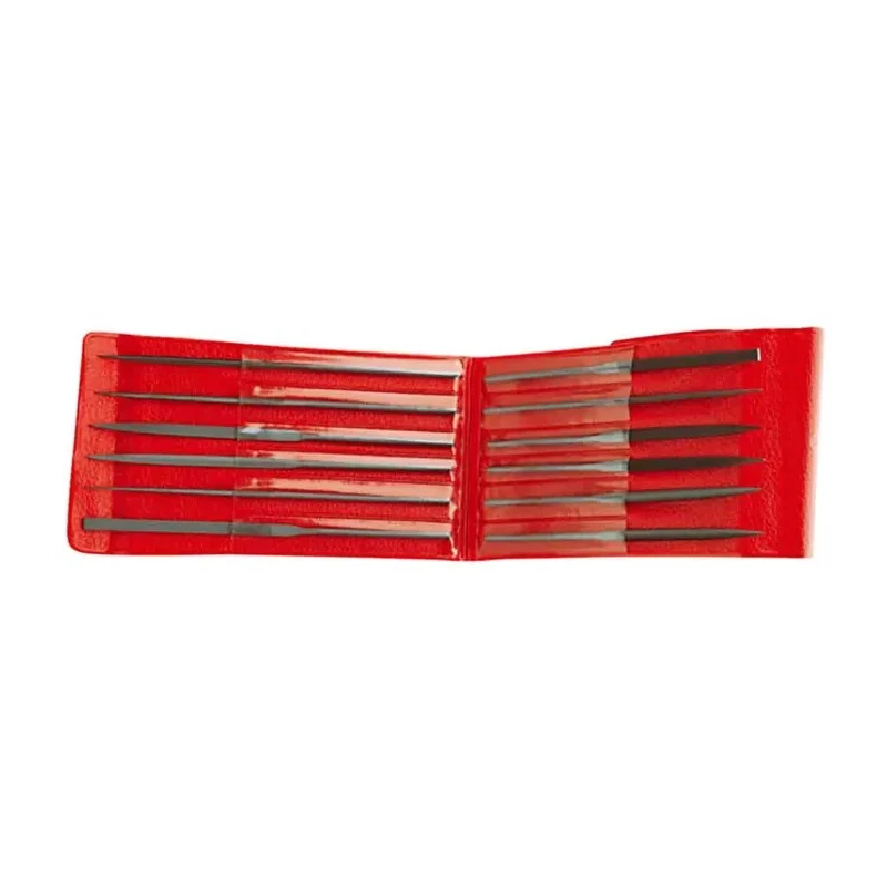 Facom Engineers File, T2 Cut, 180 mm Length, 6-Piece Set, AS.12LTP180T2A