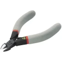 Facom Diagonal ESD Safe Cable Cutter Offcut Retainer, 110mm Length, 11.5mm Jaw Width, Steel, Plastic Grip, Bi-Metal 405.10E