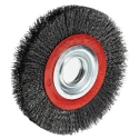 RS PRO Abrasive Wire Wheel Brush, Crimped Steel, 150 mm Diameter, 6000 rpm, Bench Grinder Compatible 188-4120
