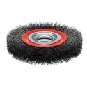 RS PRO Abrasive Wire Wheel Brush, Crimped Steel, 150 mm Diameter, 6000 rpm, Bench Grinder Compatible 188-4120