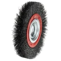 RS PRO Abrasive Wire Wheel Brush, Crimped Steel, 150 mm Diameter, 6000 rpm, Bench Grinder Compatible 188-4120