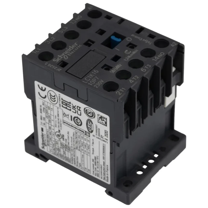 Schneider Electric TeSyS K Contactor 230V AC Coil, 3-Pole, 20A, 4 kW, 690V AC LC1K1610P7