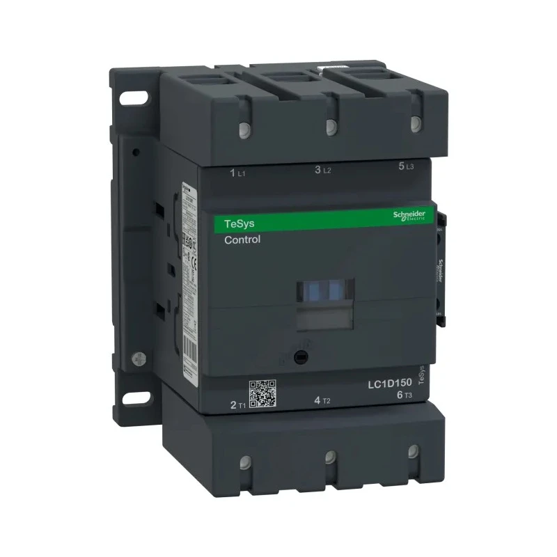 Schneider Electric TeSys D Power Contactor 220V AC Coil, 3-Pole, 200A, 75kW, DIN Rail, LC1D150M7