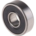 RS PRO 1 Row Deep Groove Ball Bearing, Sealed, 7 mm ID, 19 mm OD, C3 Clearance, 607-2RS/C3