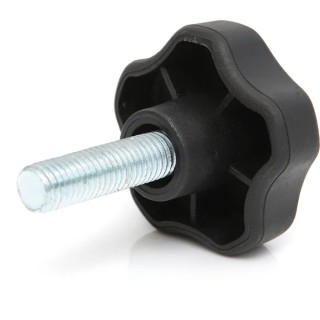 RS PRO Clamping Knob, Multiple Lobes, Two-Part Polypropylene & Soft Touch Thermoplastic Elastomer, M8 Thread, 20mm 188-3458