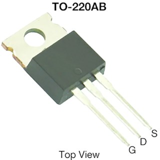 Vishay N-Channel Power MOSFET 150A 40V TO-220 Enhancement, Low RDS, High Junction Temp, SUP40012EL-GE3