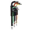 CK 9 Piece L Metric Hex Key Set, S2 Steel, Ball End, 1.5 mm to 10 mm Sizes T4449