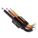 CK 9 Piece L Metric Hex Key Set, S2 Steel, Ball End, 1.5 mm to 10 mm Sizes T4449