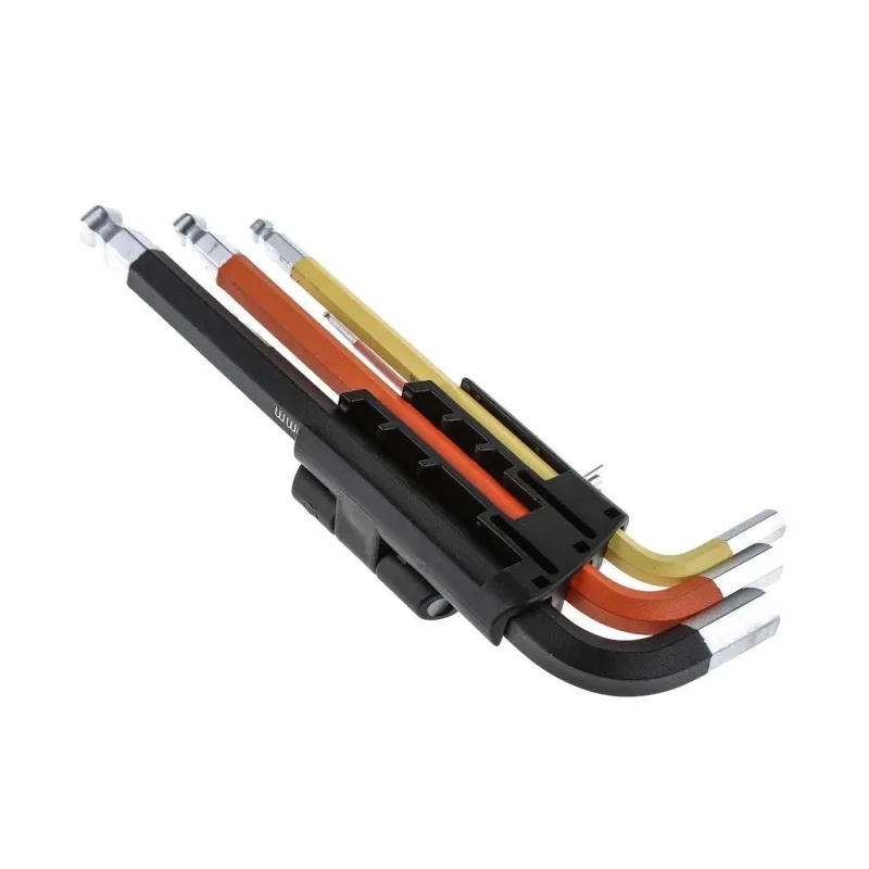 CK 9 Piece L Metric Hex Key Set, S2 Steel, Ball End, 1.5 mm to 10 mm Sizes T4449