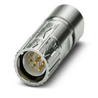 Phoenix Contact Circular Connector, 8 Contacts, Plug, Male, M23, IP66/IP68/IP69K, Shielded, 30A, 630V, Crimp, Cable 1628847