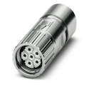 Phoenix Contact Circular Connector 6 Contacts Cable M23 Socket Female IP66 IP68 IP69K M23 PRO Series 630V 30A Zinc 1628806