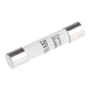 Mersen Ceramic Cartridge Fuse 250mA FF, 250V AC, 6.3 x 32 mm, Ultra Fast, H084302 / MI6FA25V0.25