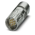 Phoenix Contact Circular Connector, 7 Contacts, Cable Mount, Plug, Male, M23, IP66/IP68, 300V, 20A, Crimp, Shielded 1629176