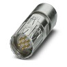 Phoenix Contact Circular Connector, 7 Contacts, Cable Mount, Plug, Male, M23, IP66/IP68, 300V, 20A, Crimp, Shielded 1629176
