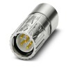 Phoenix Contact Circular Connector, 6 Contacts, Cable Mount, M23, Plug Male, 30A, IP66/IP68/IP69K, 630V, Zinc 1628871