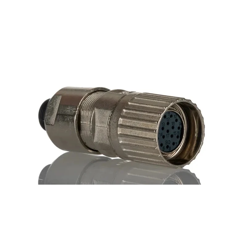 Phoenix Contact Circular Connector, 19 Contacts, Cable, M23 Socket, Female, IP66/IP68/IP69K, Zinc Body, 10A, 150V 1629196