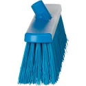 Vikan Heavy Duty Push Broom Blue Polyethylene Terephthalate Bristles 90mm Width, 109mm Bristle Length, Hard 530mm Depth 29203