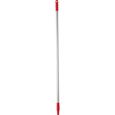 Vikan Red Anodised Aluminium, Polypropylene Mop Handle 1.26 m 29584